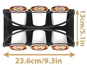 K-Cup Keeper: Sleek 30-Pod Countertop Organizer