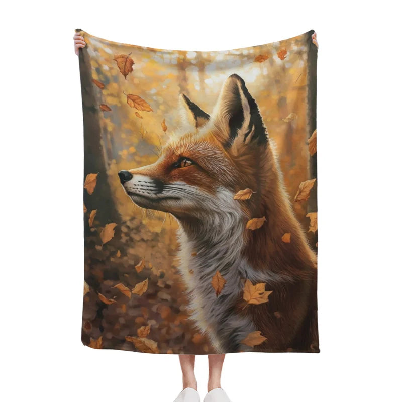 Fox & Maple CozySoft Flannel Blanket – All-Season Comfort