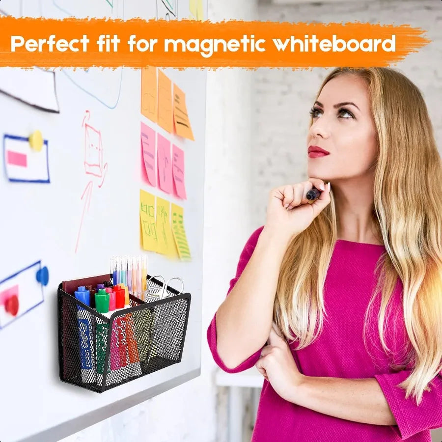 MagnaGrip Mesh Marker Holder – Ultra-Strong for Boards