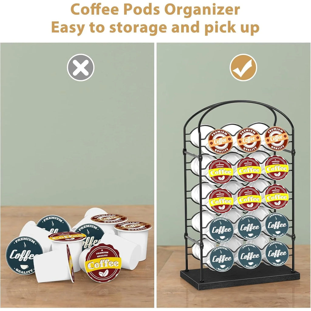 K-Cup Keeper: Sleek 30-Pod Countertop Organizer