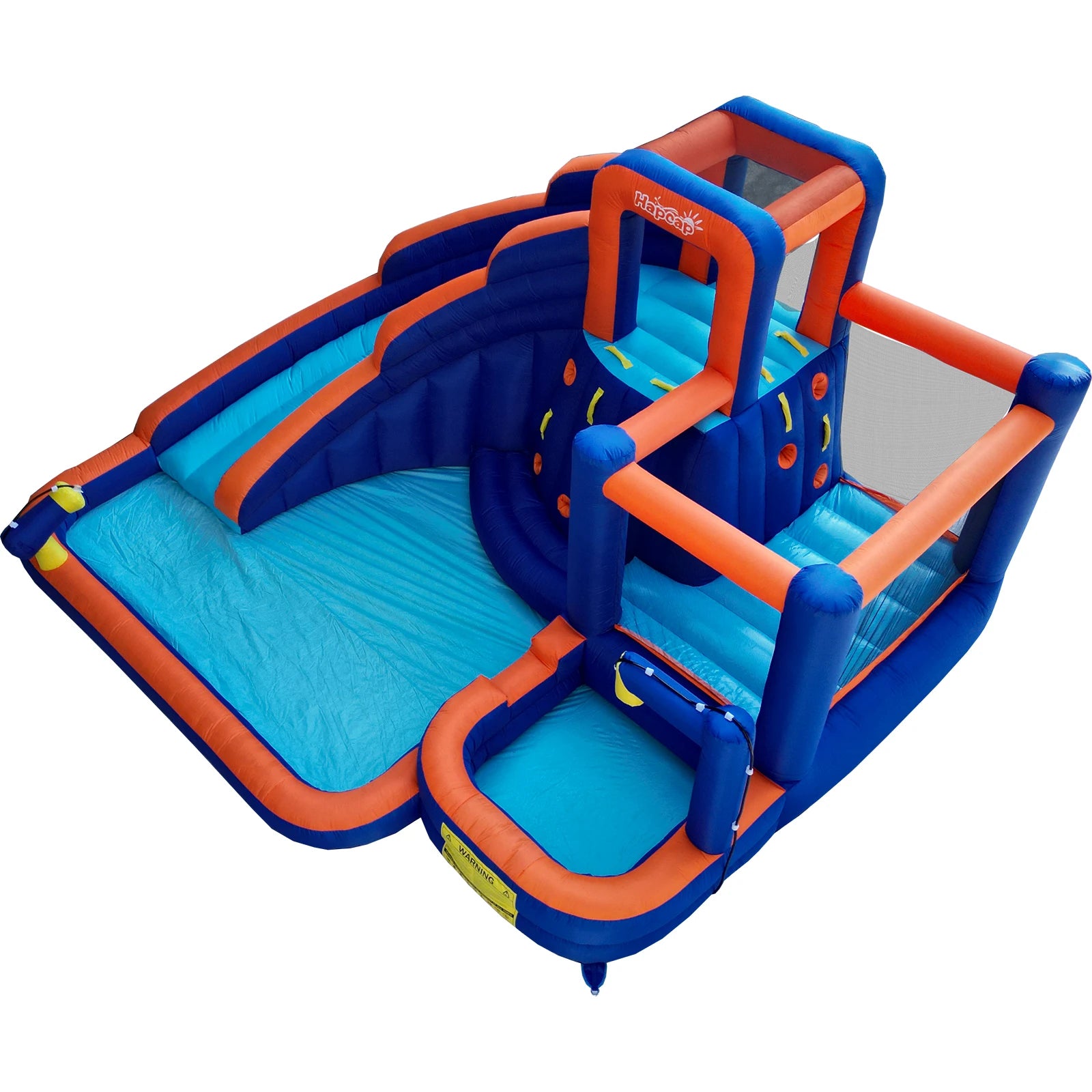 Hapcap Mega Bounce & Slide Castle with Climbing Walls