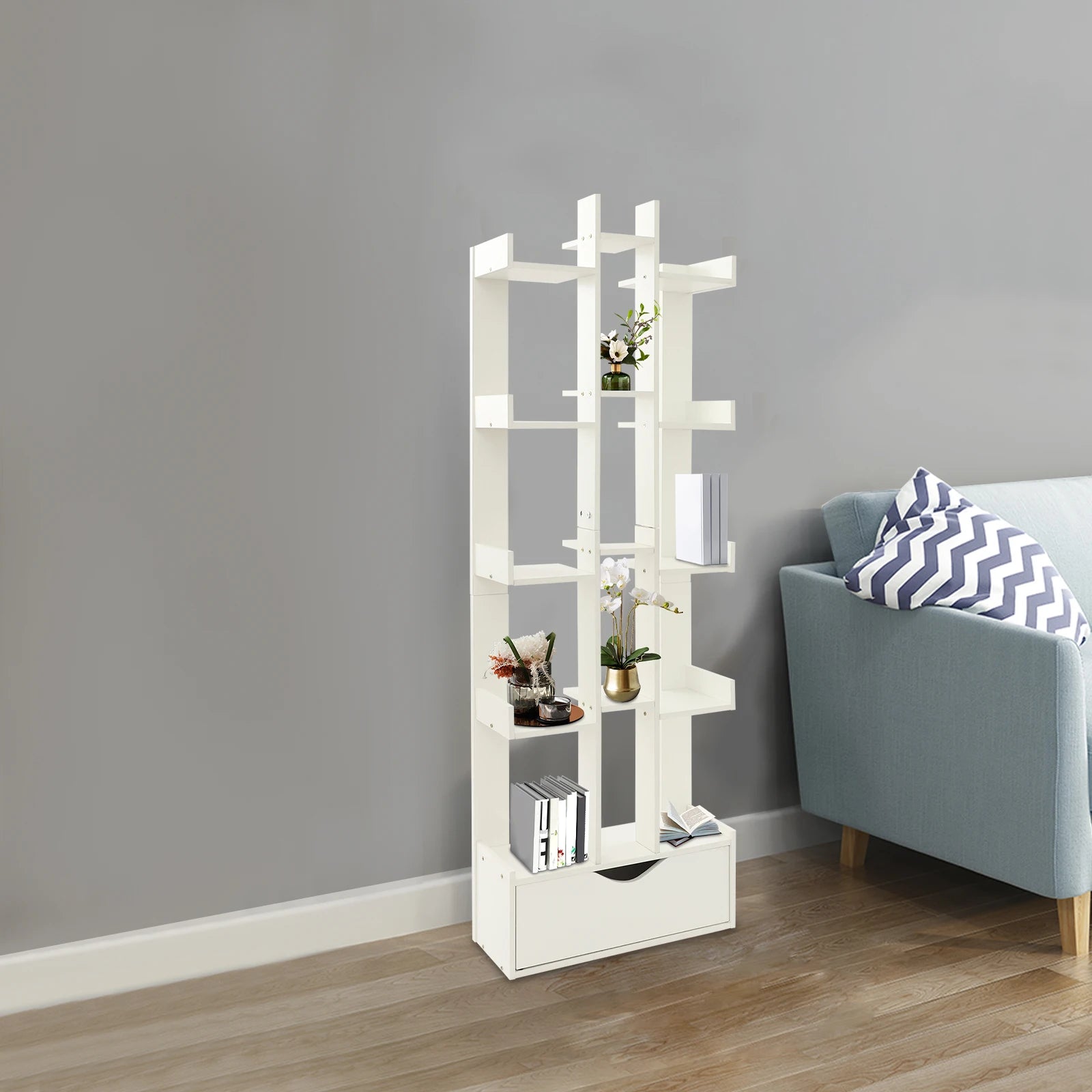 VersaShelf 15: Modular Bookcase with Cabinet