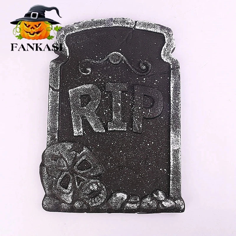 Haunted Tombstone Foam Skeleton Graveyard Prop Decor