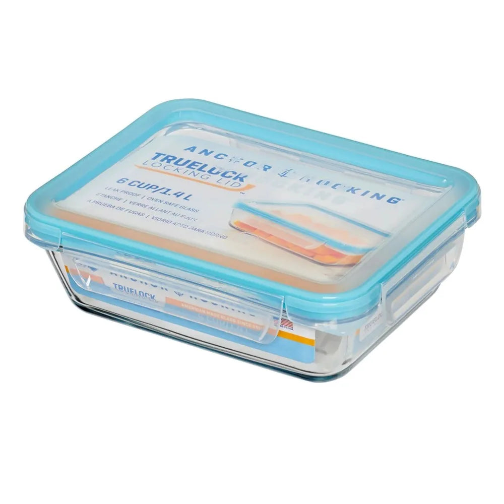 SureSeal Glass 6C Rectangular Storage Containers