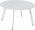 UrbanSteel 27.5 Round Patio Coffee Table – Weatherproof