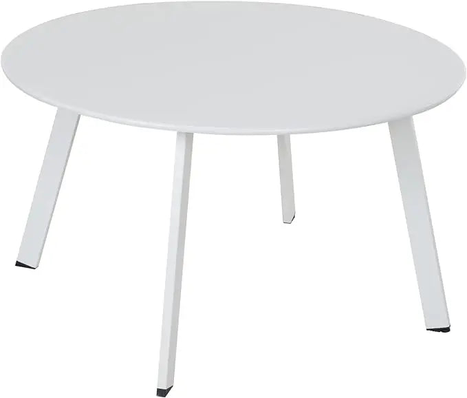 UrbanSteel 27.5 Round Patio Coffee Table – Weatherproof