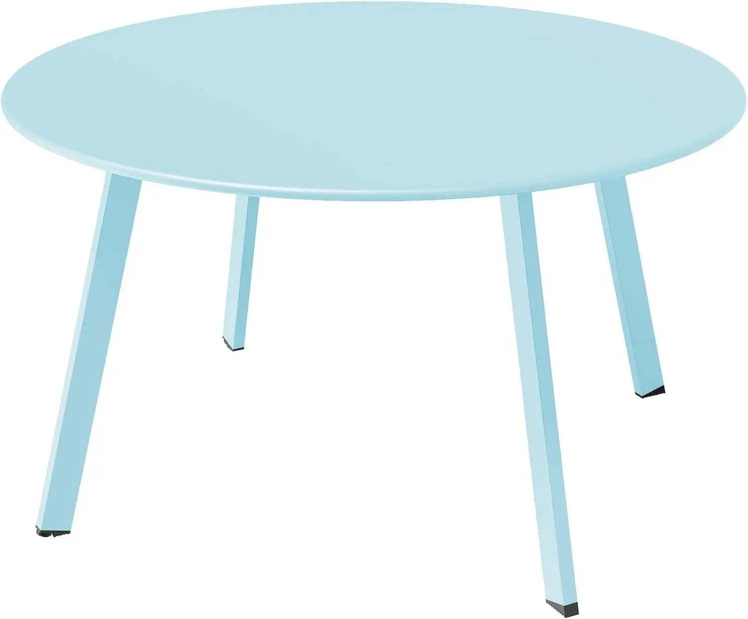 UrbanSteel 27.5 Round Patio Coffee Table – Weatherproof