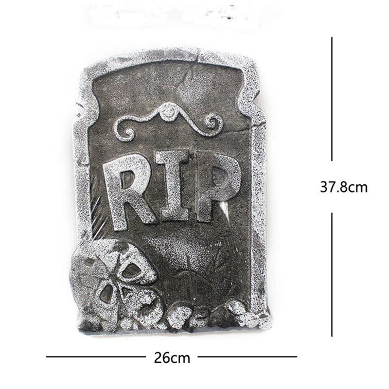 Haunted Tombstone Foam Skeleton Graveyard Prop Decor