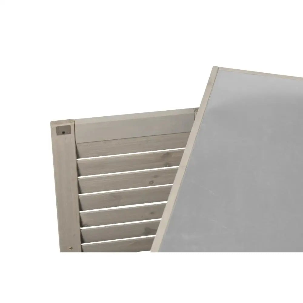 GardenCraft Grey: Outdoor Potting Bench & Storage