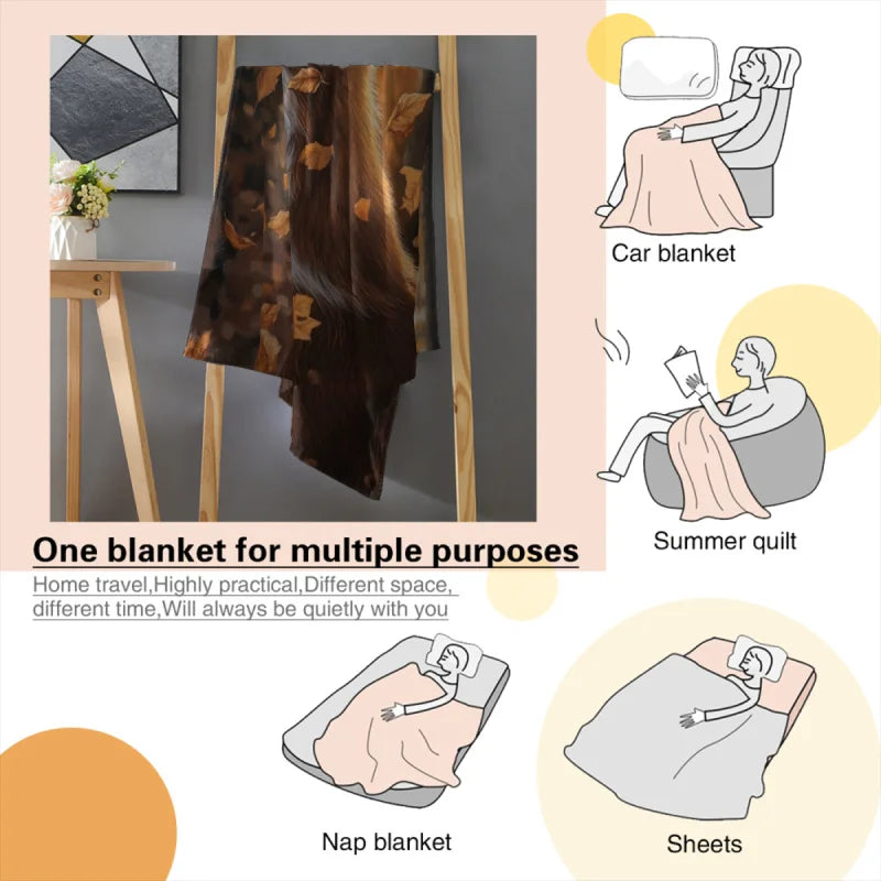 Fox & Maple CozySoft Flannel Blanket – All-Season Comfort
