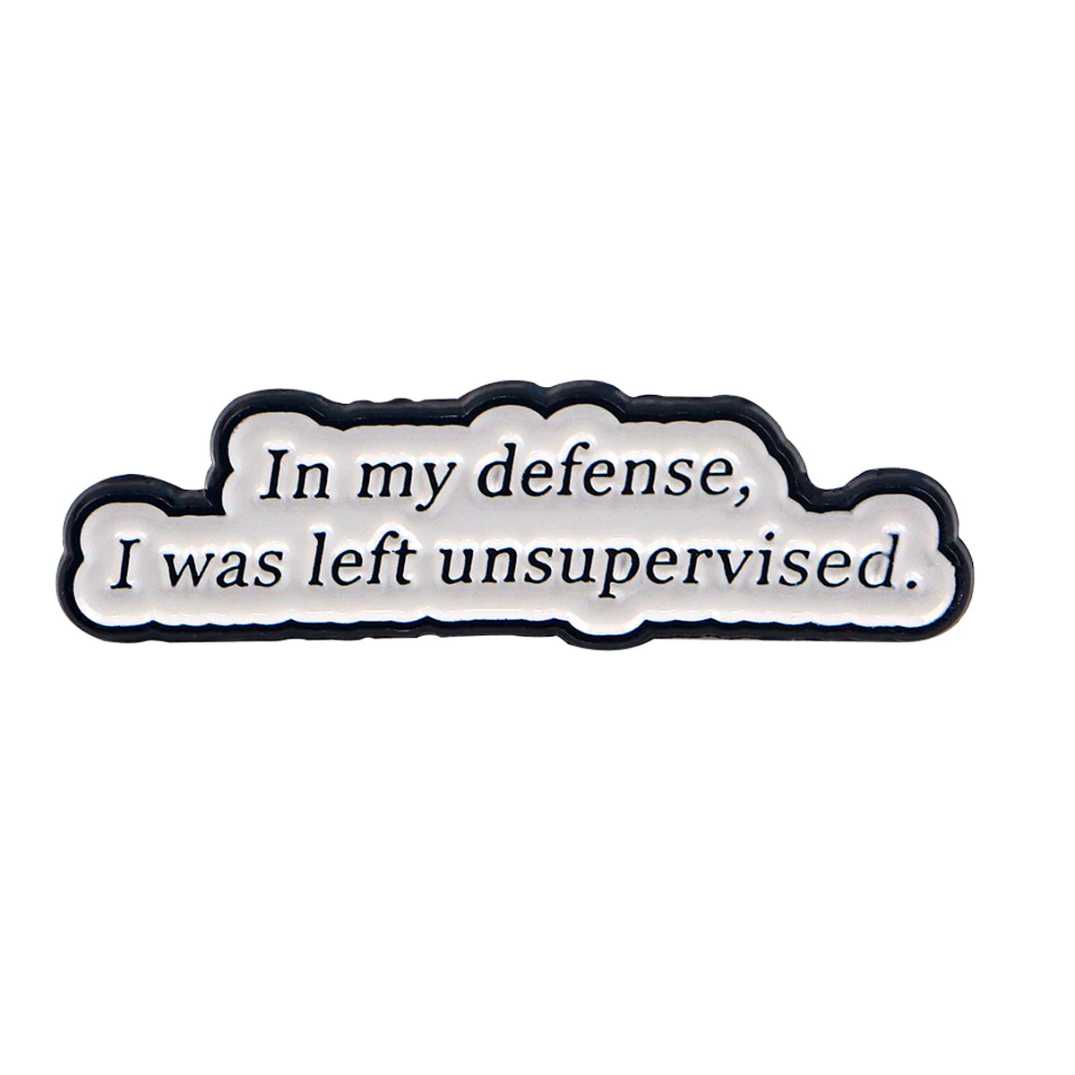 PhrasePins: Cartoon Quote Enamel Brooches & Backpack Badges