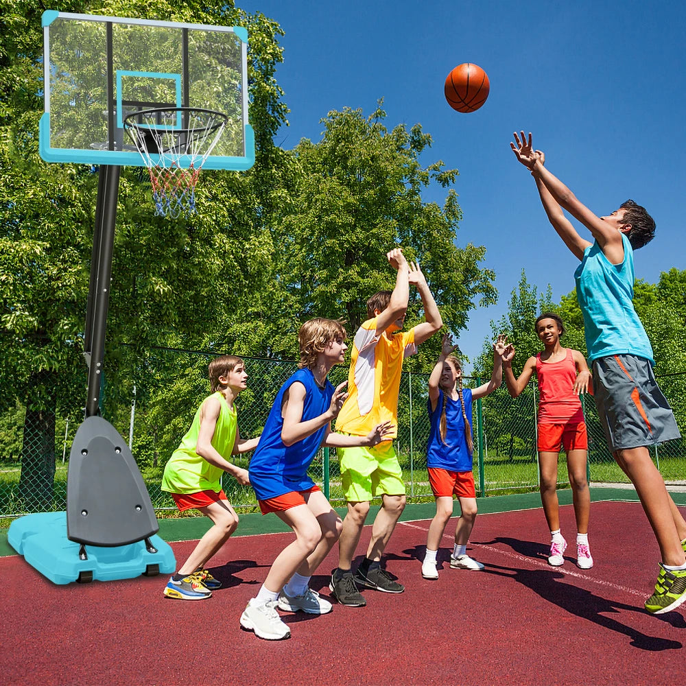 FlexHoop: All-Weather Adjustable Basketball Setup