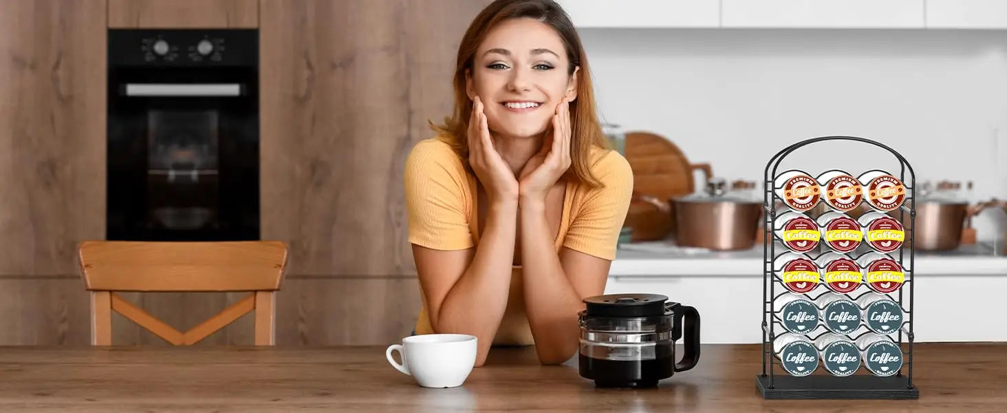 K-Cup Keeper: Sleek 30-Pod Countertop Organizer