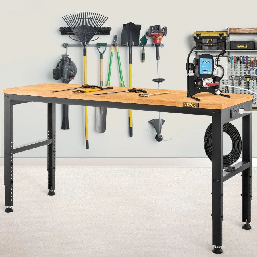 PowerPro Adjustable Garage Workbench, 48x20, 2000lb