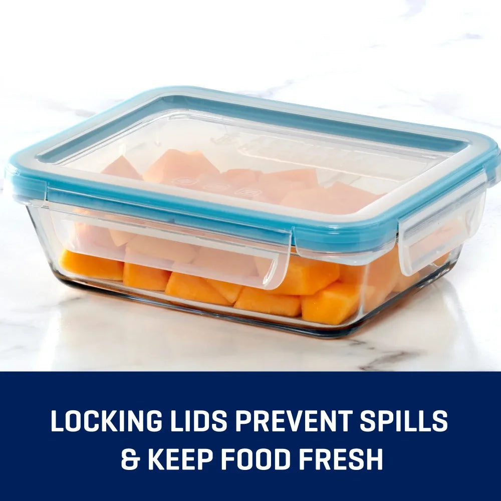 SureSeal Glass 6C Rectangular Storage Containers