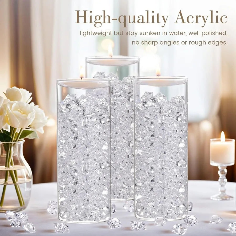 FrostGems: 150PCS Clear Acrylic Crystals