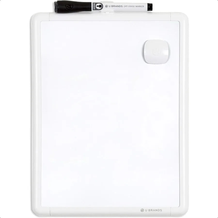 Magnetic Dry Erase Board 8.5x11 with Marker & Magnet